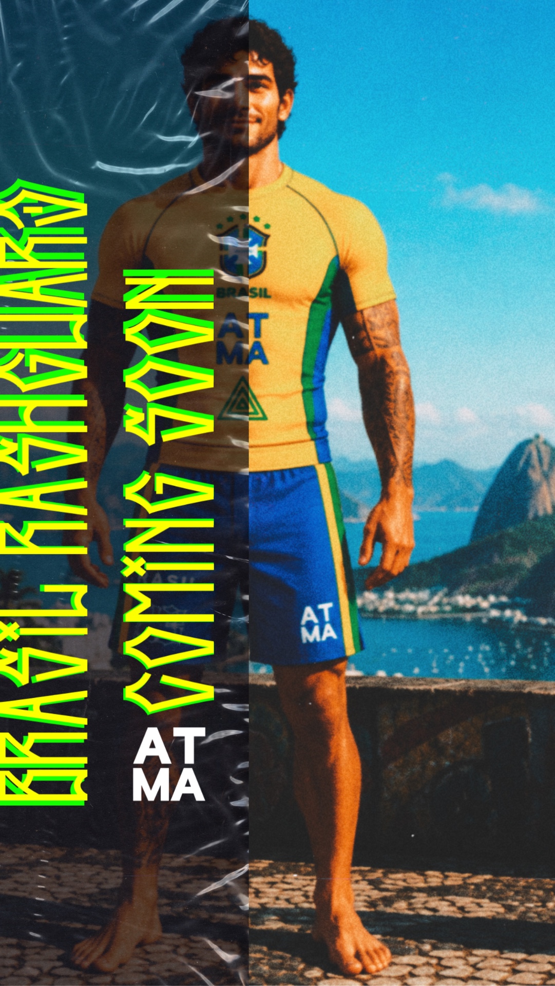 Kit ATMA Brasil Edition — Rashguard + Short